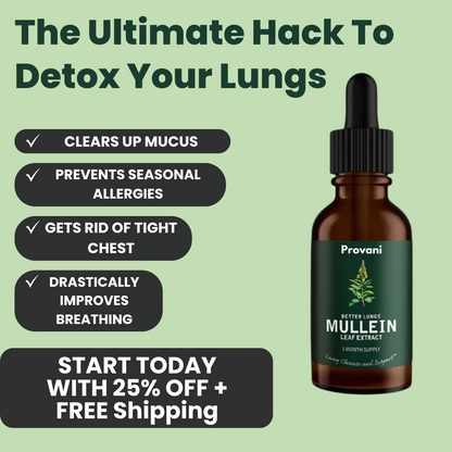 Organic Mullein Leaf Extract + Chlorophyll Drops