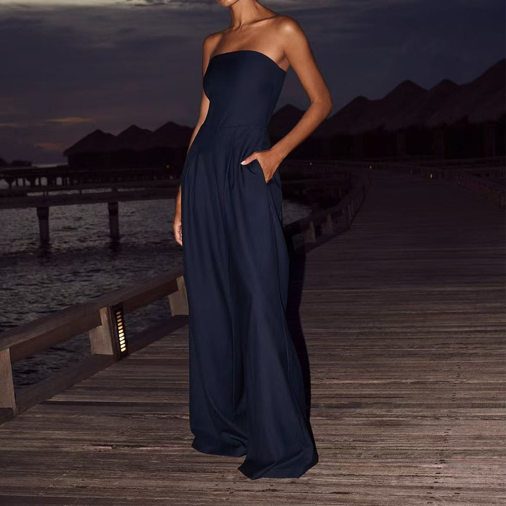 Provani Strapless Jumpsuit