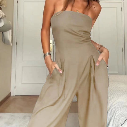 Provani Strapless Jumpsuit